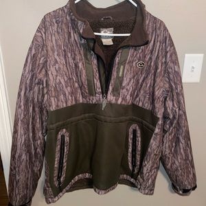 Bottomland Camo Waterproof Drake Half-zip